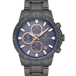 Daniel Klein Men Dial & Bracelet Style Straps Round Analogue Watch DK.1.13644-5-58