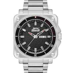 Slazenger Men Alloy Dial & Stainless Steel Strap Analogue Watch SL092232101-19