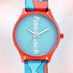 Fastrack Unisex Blue Aluminium Printed Dial & Blue Straps Analogue Watch-32