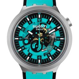 Swatch Unisex Skeleton Dial & Regular Straps Analogue Watch SB07S111-82
