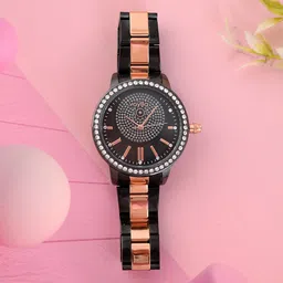Voylla Women Embellished Dial & Stainless Steel Straps Analogue Watch- 8905124489484-picture-41