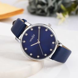 Voylla Women Embellished Dial & Leather Bracelet Style Straps Analogue Watch 8905124490121-image-73