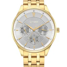 Titan Men Green Dial & Stainless Steel Bracelet Style Straps Analogue Watch 90127YM04-45