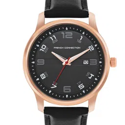 French Connection Men Dial & Leather Straps Analogue Watch FCN00046E-57