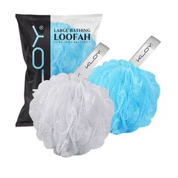 KLOY Set Of 2 Large Bath Loofah Sponge Scrubber-17