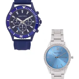 JOKER & WITCH His and Her Stainless Steel Analogue Watches JWJCW451-image-9