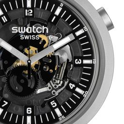 Swatch Unisex Patterned Dial & Regular Style Straps Analogue Watch SB07S105 image 2