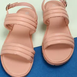 Fame Forever by Lifestyle Girls Open Toe Flats-51