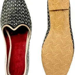 Men's Ethnic Designer Wedding Punjabi Jutti/Mojari/Nagra/Sherwani Loafer Mojaris For Men-picture-12