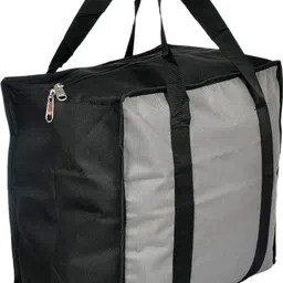 kuber industries Grocery Bag for Carry Grocery, Fruits, Vegetable with Handles (Grey) Grocery Bag-picture-7