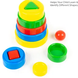ratnas LIttle Explorers Activity Set 3in1 (2194) Stack & Spin Toys image 5