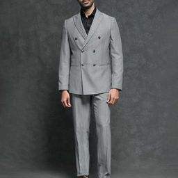 rare rabbit Men Suits Textured Suit-picture-37