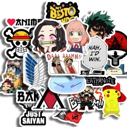 5 cm 30Pcs Anime Vinyl Stickers - Waterproof for Laptops, Phones, Luggage, and More Reusable Sticker-image-95