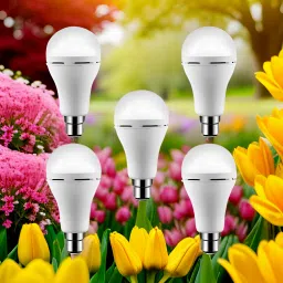 Surya (Emergency Bulb) 12W Rechargeable LED (Emergency Light) (Pack of 5) EG191 4 hrs Bulb Emergency Light-image-5