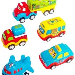 Unbreakable Power Friction Pull Back, Push and Go Car,Crawling Vehicle Toy for Kids Medium Fun-Autos Vehicle Pull Back Car Fun Autos Toy for Kids-7