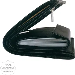 Men Formal Black Artificial Leather Wallet-image-99