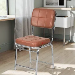 Durable Office Hotel chair without Arm chair Made of Heavy Steel Frame Leatherette Office Arm Chair-image-66