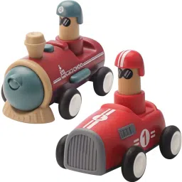 Push and Go unbreakable toy Set for Kids _ Car and Train-3