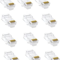 TOOLBUX RJ45 Plug Connector CAT5 Network LAN Crimp 10 PC Network Interface Card-18