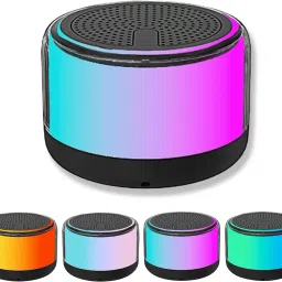 La Shades Portable Bluetooth Speaker RGB Lightning Support TF Card Play, Loud Stereo Sound 10 W Bluetooth Laptop/Desktop Speaker-12