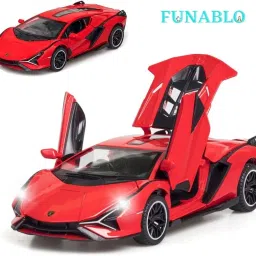 Diecast Toy Car Sian FKP37 Sports Model Car,Zinc Alloy Pull Back Vehicles-image-33