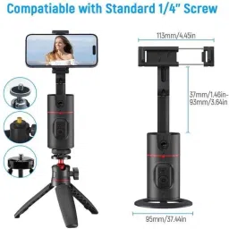 EVAAENTERPRISES P02 Black Gimbal in 2Axis Stabilization 2 Axis Gimbal for Mobile, Camera-2