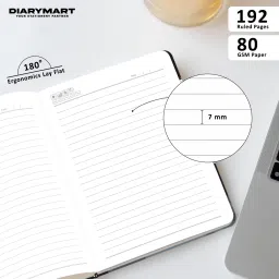 diarymart Astronaut On Space Theme Hard Bound Notebook Diary, Undated Journal A5 Diary Ruled 192 Pages image 3