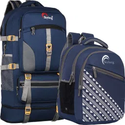 60L Rucksack with 30L Backpack - Curve Water-Resistant Hiking & Travel (Unisex) Rucksack - 60 L-image-56