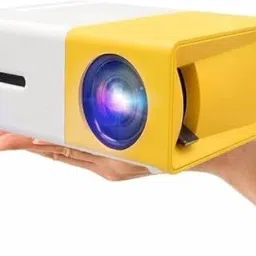 SHARNGA Mini Yellow LED Projector, Portable Home Theater Display (20 lm) Portable Projector-22
