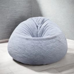 XXXL Soft And Premium Faux Fur bean bag with beans filling for kids and adults Teardrop Bean BagWith Bean Filling-image-21