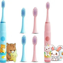 Obvie Sonic Rechargeable Toothbrushes with,4 Modes, Includes 3 Replacement Brush Heads Electric Toothbrush-41