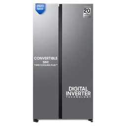 SAMSUNG 653 Litres 3 Star Auto Defrost Side by Side Refrigerator with Twin Cooling Plus (RS76CG8113SLHL, EZ Clean Steel)-picture-11