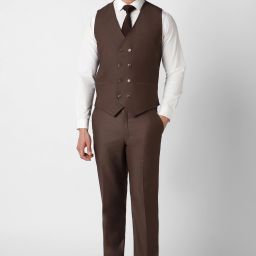 Men 3 PC Suit Textured Suit-image-69