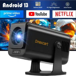 Omexcart 4K Android 13.0 Smart Projector, Auto Focus, Auto 4D Keystone 600ANSI (9000 lm / 1 Speaker / Wireless / Remote Controller) Portable Projector-picture-16