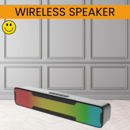 GUGGU Megabar (PORTABLE HOME THEATER SOUNDBAR)Compatibility TV & PC With RGB LightV66 20 W Bluetooth Soundbar-image-59