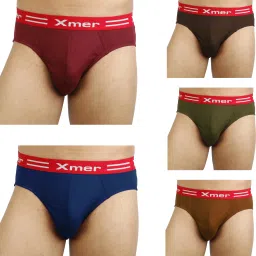 Pack of 5 Solid Men Brief-picture-17