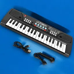 37-Key Musical Piano Keyboard with Microphone 430A1 Song Record Feaure_V773-6
