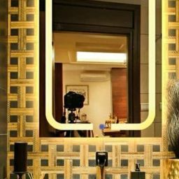 18x24 Inch LED Wall Mirror Glass with Touch Sensor Lights for Home Decor HS7 Bathroom Mirror-image-12