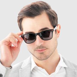 goodina UV Protection Retro Square Sunglasses (Free Size) image 5