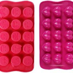 Pink, Red Silicone Ice Cube Tray-image-75