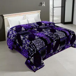 changers Floral Double Mink Blanket for Heavy Winter-picture-33