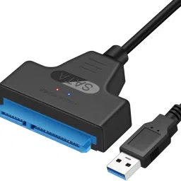 VOOCME USB 3.0 SATA III Hard Drive Adapter Cable, SATA to USB Adapter Cable for 2.5 inch (6.35 cm) SSD & HDD, Support UASP, 9 inch(22 cm) USB Cable-image-24