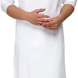 Men Khadi Cotton Kurta Pyjama Set-image-35