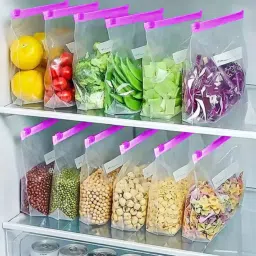 Travel Zip Lock Bags zip lock pouch set Reusable zip lock bags storage pouch Travel Storage Vacuum Bags-image-0