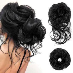 Synthetic Scrunchies Ponytail pieces for Women Hair Extension-image-59