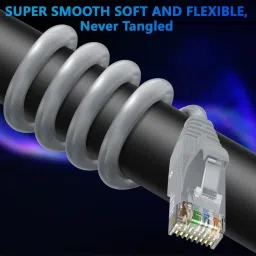 Sadow LAN Cable 20 m High Speed 20 Meter CAT5e Network RJ45 Ethernet Patch Cord Speed Upto 1000Mbps image 2