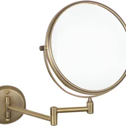 Brass & SS-304 Magnifying/Makeup/Vanity Mirror/8 Inch/5x/1x-Magnification Bathroom Mirror-image-53
