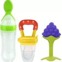 Food Feeder Bottle with Food Dispensing Spoon, Infant Food Feeder-31