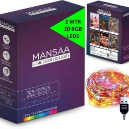 20 LEDs 2.01 m Multicolor Steady String Rice Lights-image-25