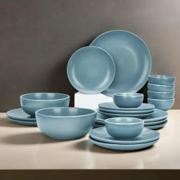 Pack of 20 Ceramic Terra Series Dinner Set-image-74